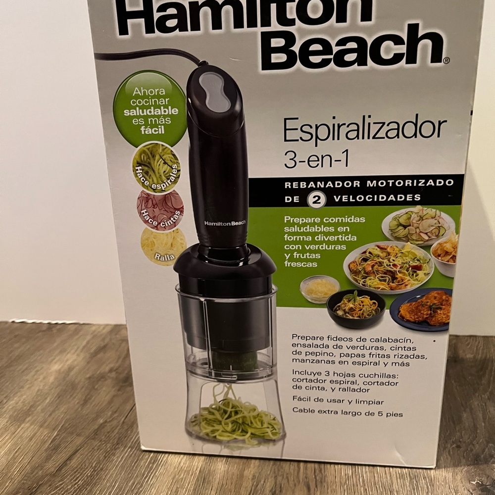Hamilton Beach 3-in-1 Spiralizer- NIB - Picture 3 of 4